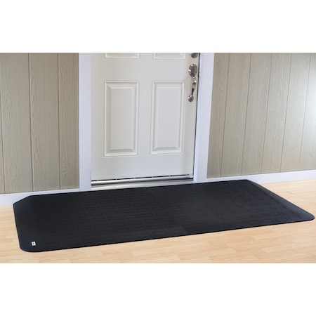 Handi Ramp ADA Compliant Rubber Threshold Ramp: 3" Rise x 82" Wide x 34-1/4" Depth - 2 pc assembly MRAEZ2395